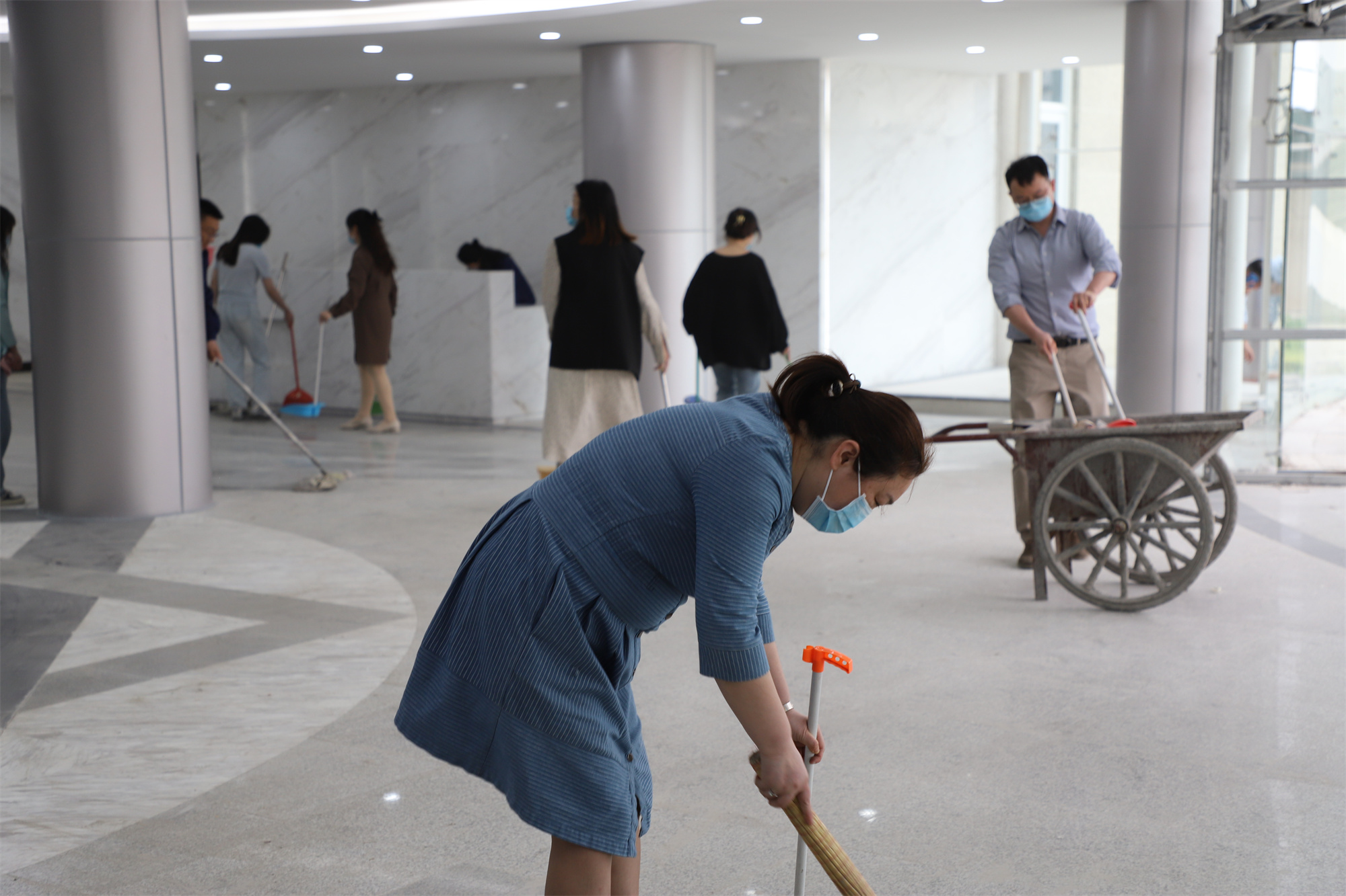 金年会集团机关党支部开展“党员志愿服务”活动